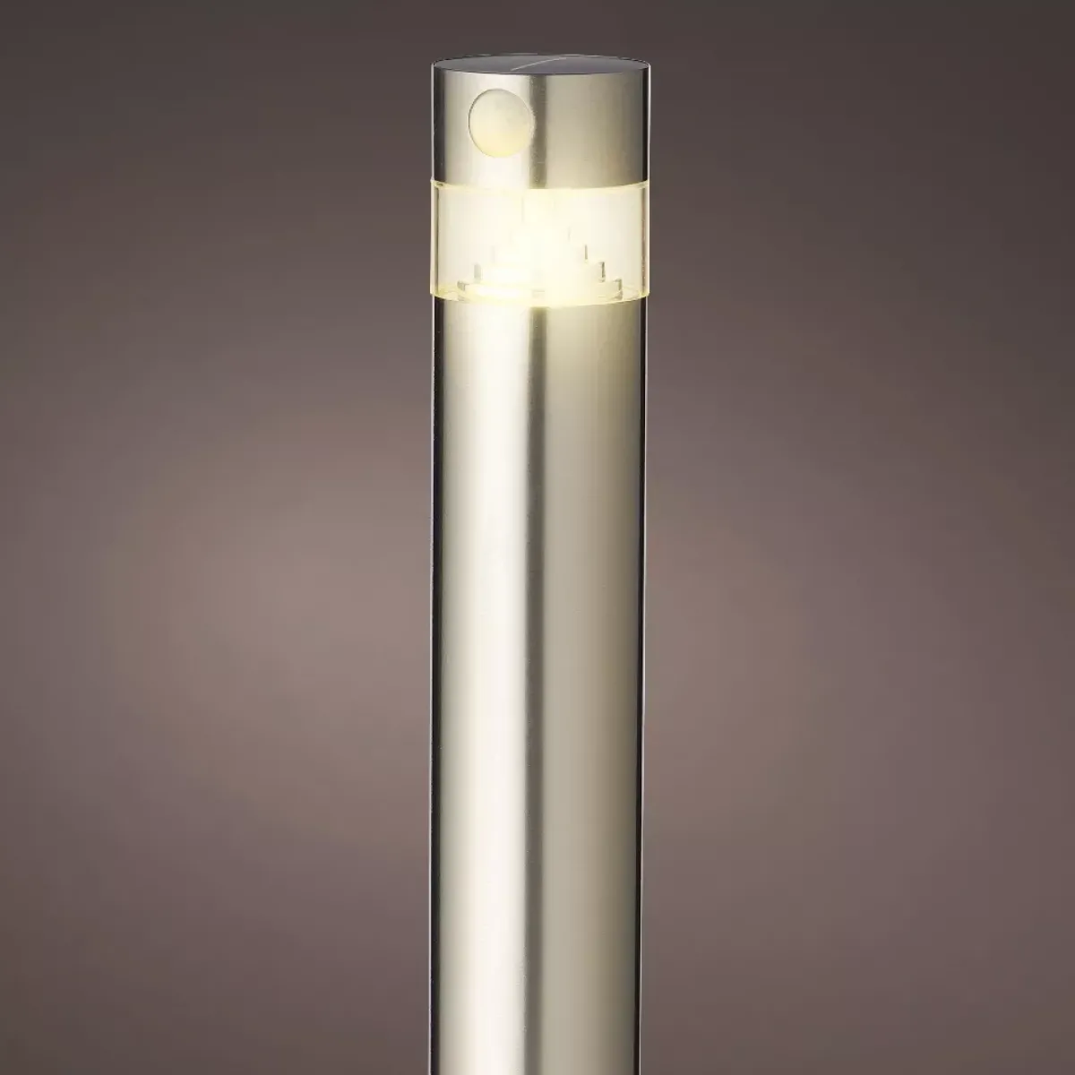 #N/A Luci Per Esterno-Paletto da giardino 8 LED 150 lumen (H23 cm) Premium Argento