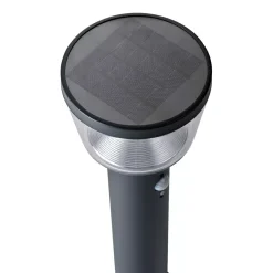 #N/A Luci Per Esterno-Paletto da giardino solare 40 LED 600 lumen (H94 cm) Orion Grigio