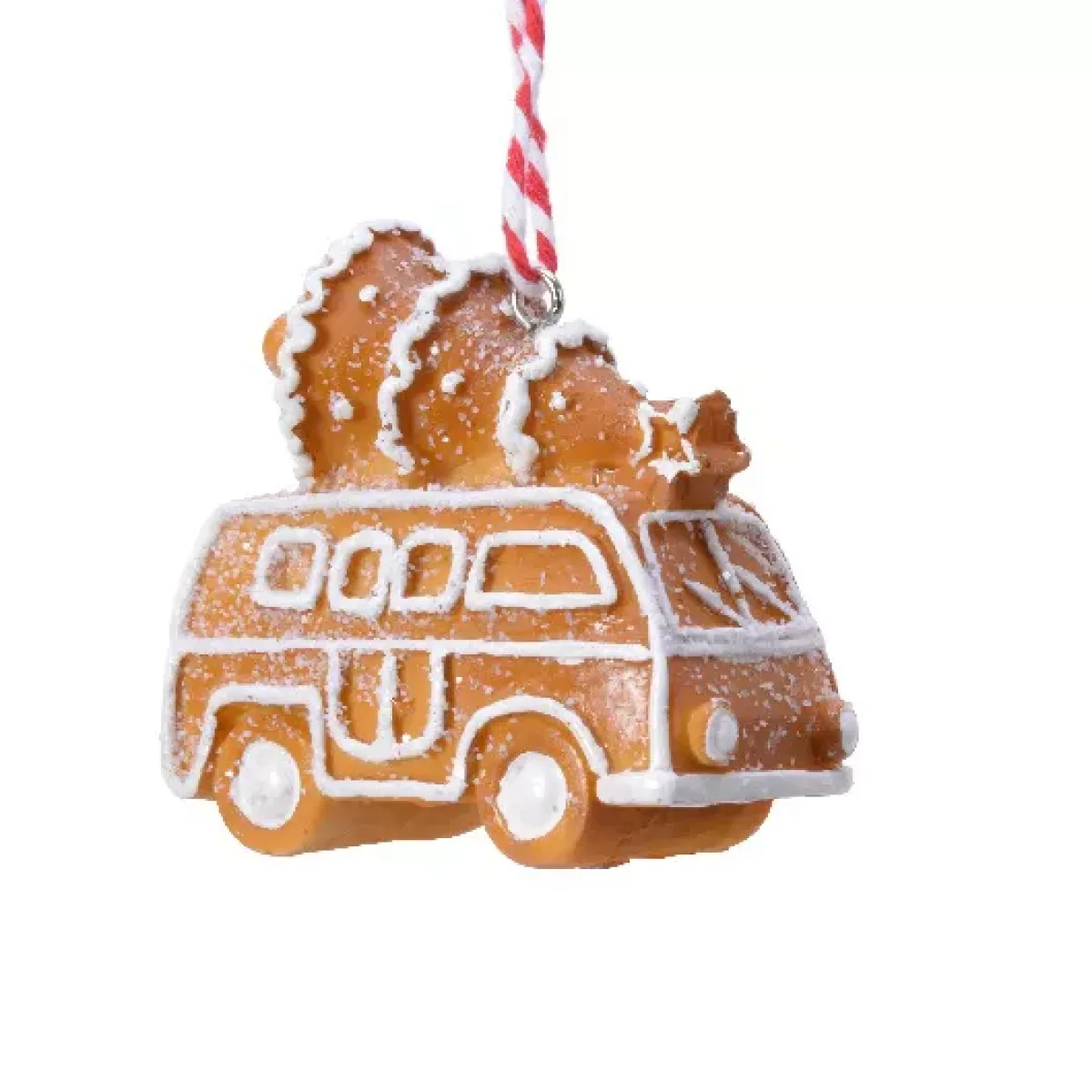 KAEMINGK Addobbi Natalizi-Pallina di Natale da appendere (H7 cm) Pan di zenzero goloso