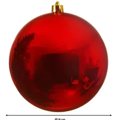 EMINZA Palline Grande Dimensione|Palline Di Natale-Pallina di Natale (D140 mm) Alpine