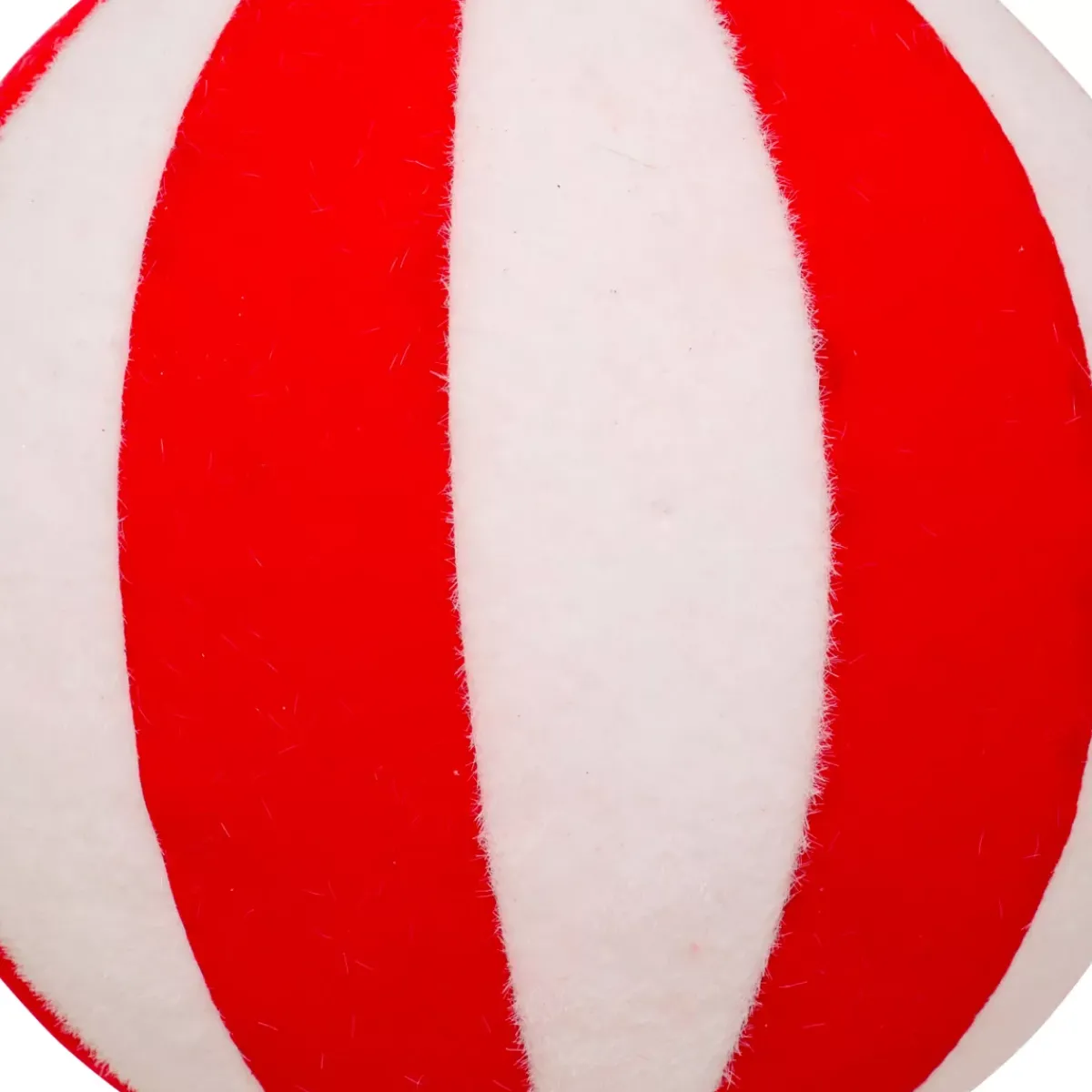 JJA Palline Di Natale-Pallina di Natale (D150 mm) a Righe Rosse e Bianche