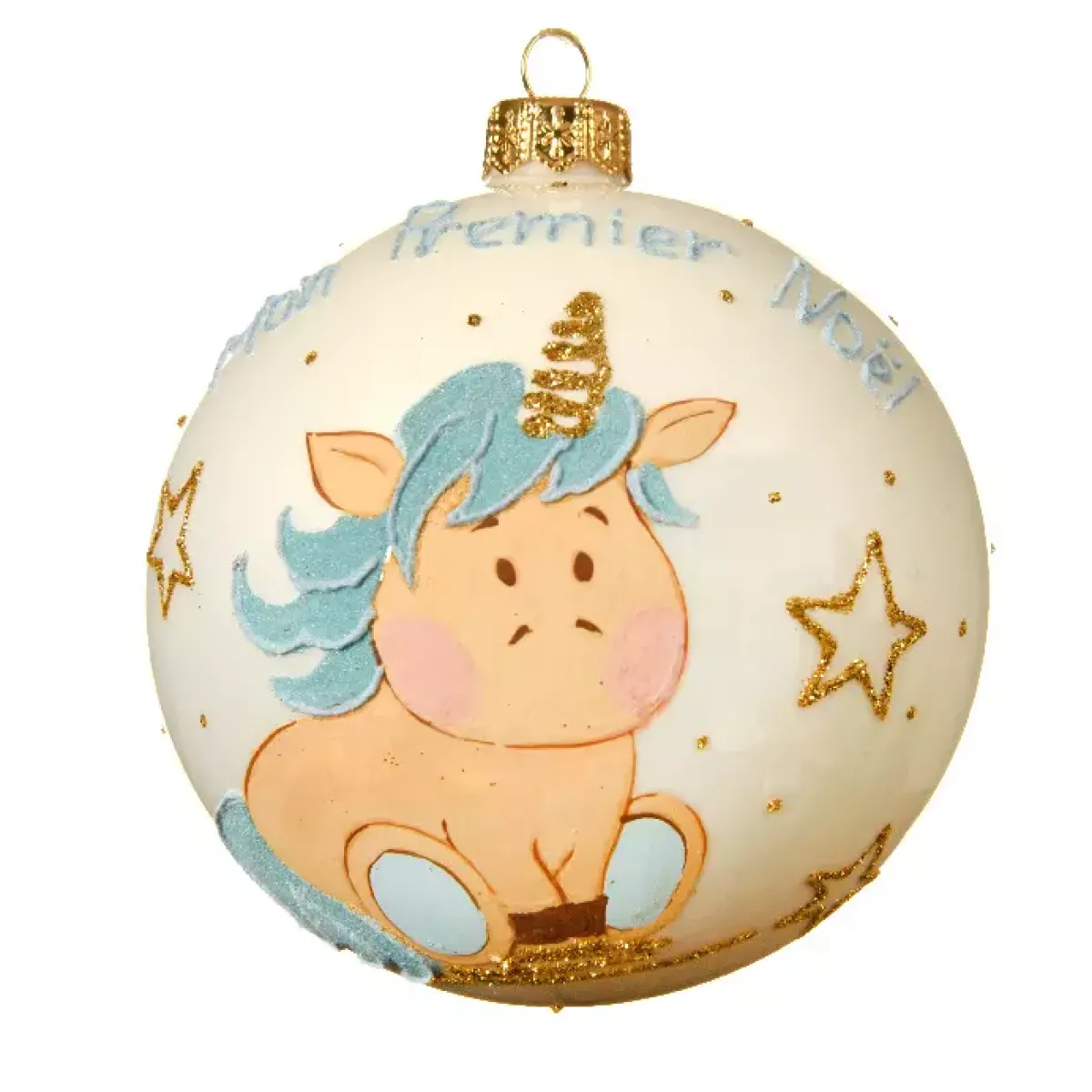 KAEMINGK Palline Di Natale-Pallina di Natale (D100 mm) Primo Natale di vetro Jolly