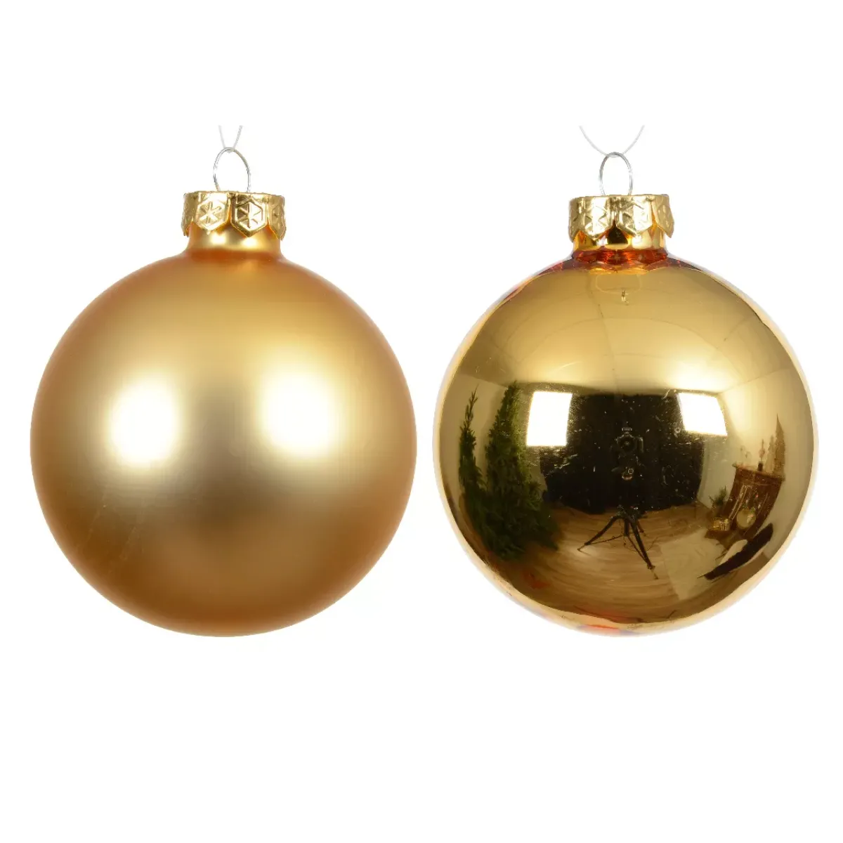 KAEMINGK Palline Di Natale-Pallina di Natale in vetro (D100 mm) Boreale
