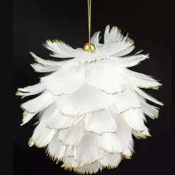 Feeric Lights & Christmas Addobbi Natalizi-Pallina dolcezza Piume