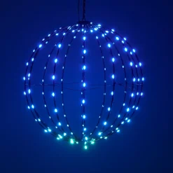 KOOPMAN Oggetti Decorativi E Illuminati|Decorazioni E Oggetti Natalizi-Palloncino Luminoso Digitale 168 LED (D40 cm) Pieghevole