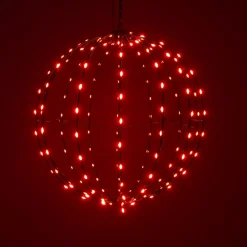 KOOPMAN Oggetti Decorativi E Illuminati|Decorazioni E Oggetti Natalizi-Palloncino Luminoso Digitale 168 LED (D40 cm) Pieghevole