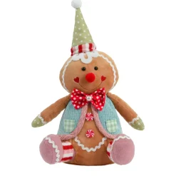 KAEMINGK Babbo Natale Animali E Personaggi-Pan di zenzero decorativo seduto (H40 cm) Johnny il Clown