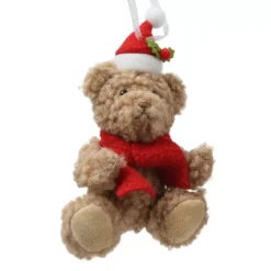 KAEMINGK Addobbi Natalizi-Peluche da appendere (H14 cm) Léon Orsetto carino