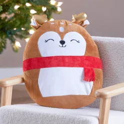 JJA Babbo Natale Animali E Personaggi-Peluche (H35 cm) Allegro Renna di Natale