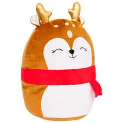 JJA Babbo Natale Animali E Personaggi-Peluche (H35 cm) Allegro Renna di Natale