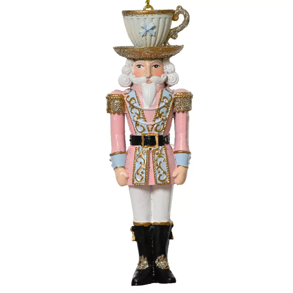 KAEMINGK Addobbi Natalizi-Pendente di Natale (H12 cm) Schiaccianoci Tea time