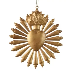 KAEMINGK Addobbi Natalizi-Pendente di Natale in metallo (D14 cm) Exvoto di Natale antico