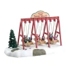 LEMAX Villagio Di Natale Lemax-Personaggi a pile Altalene Swing Boats