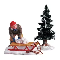 LEMAX Villagio Di Natale Lemax-Personaggi Battaglia di palle di neve