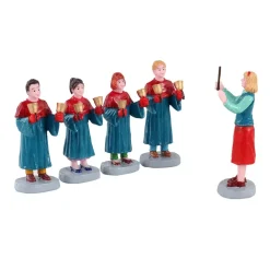 LEMAX Villagio Di Natale Lemax-Personaggi Coro completo con campanella