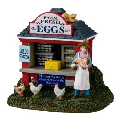 LEMAX Villagio Di Natale Lemax-Personaggi Stand di uova di gallina