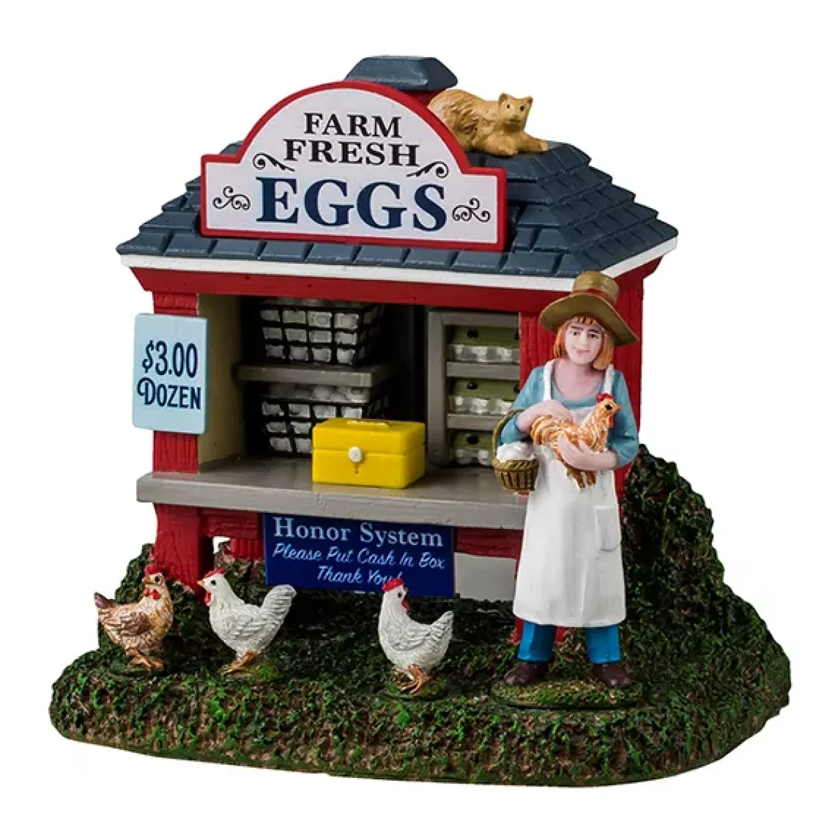 LEMAX Villagio Di Natale Lemax-Personaggi Stand di uova di gallina