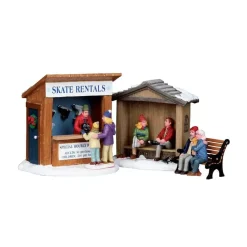 LEMAX Villagio Di Natale Lemax-Personaggi Stand per il noleggio dei pattini