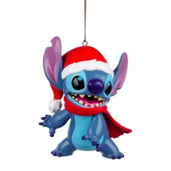 CHRISTMAS INSPIRATIONS Addobbi Natalizi|Addobbi Di Natale Disney-Personaggio di Natale Disney da appendere (H8 cm) Stitch