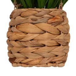 Atmosphera, cru017dateur d'intu017drieur Elementi Decorativi-Pianta artificiale da appendere vaso intrecciato (H27 cm) Moda Costa