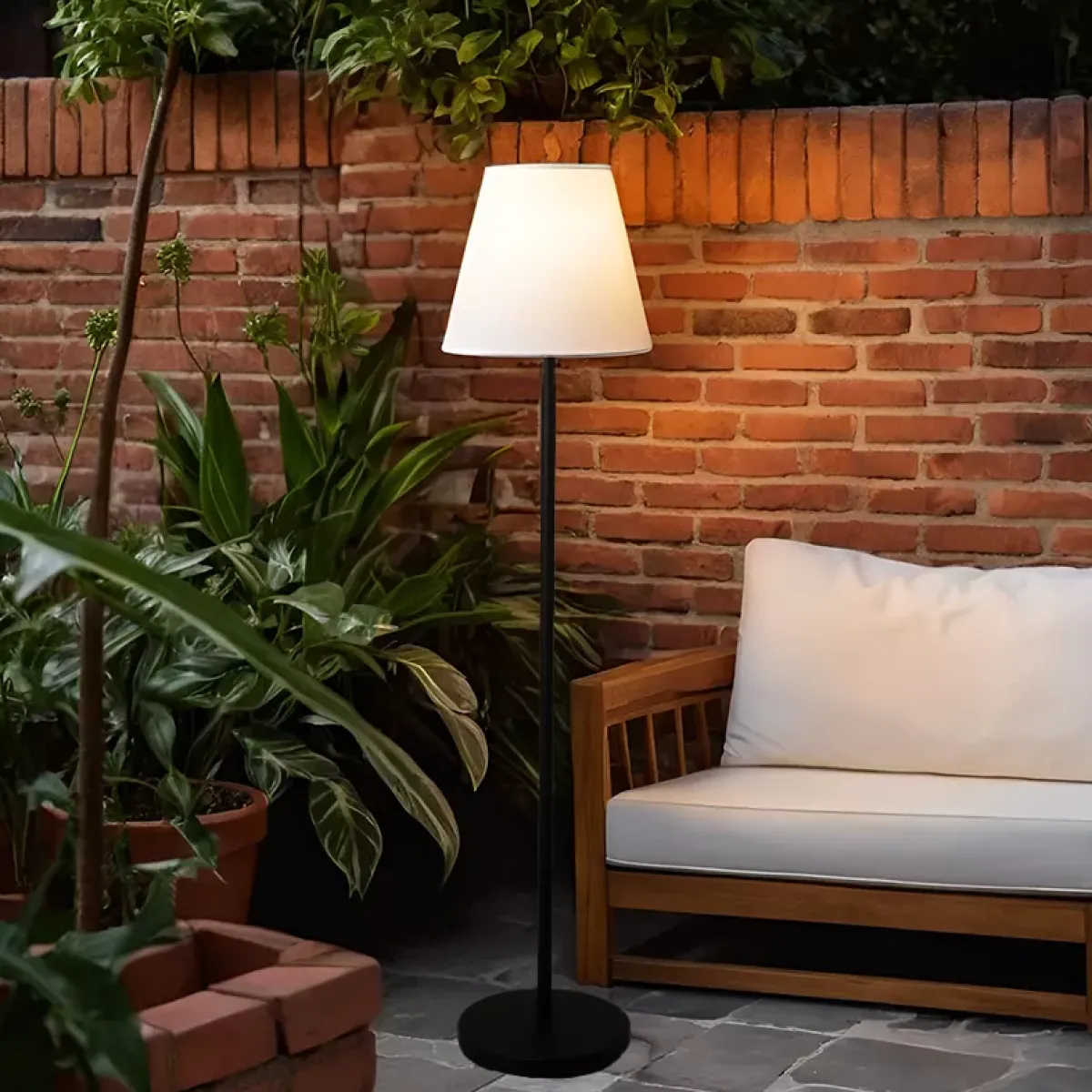 #N/A Luci Per Esterno-Piantana esterno cavo USB LED (H150 cm) Brooklyn -