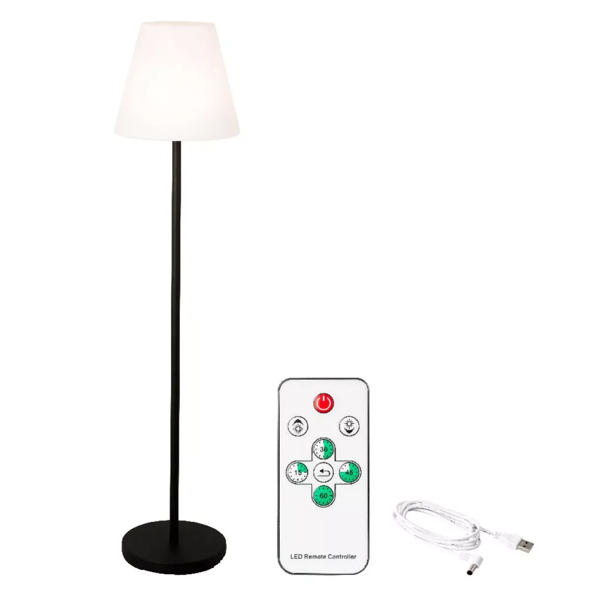 #N/A Luci Per Esterno-Piantana esterno cavo USB LED (H150 cm) Brooklyn -