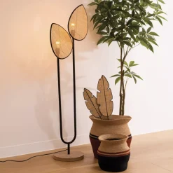 ATMOSPHERA Piantane-Piantana rattan (H143 cm) Olme
