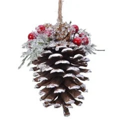 KAEMINGK Rami Artificiali-Pigna di Natale da appendere (13 cm) Anouk