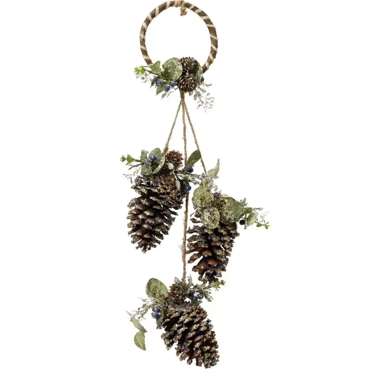 KAEMINGK Rami Artificiali-Pigne da appendere (55 cm)