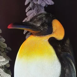 EMINZA Oggetti Decorativi E Illuminati-Pinguino luminoso fibra di vetro 8 LED (50 cm) Zélian