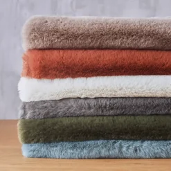 Piumino in finta pelliccia (90 x 220 cm) Finn Verde kaki