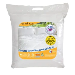 Piumone (200 cm) Microfibra lavabile a 95°C Bianco