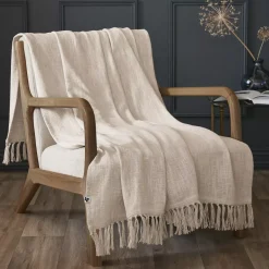 L'EFFET PAPILLON Plaid E Teli Copritutto-Plaid cotone (130 x 160 cm) Sixtine