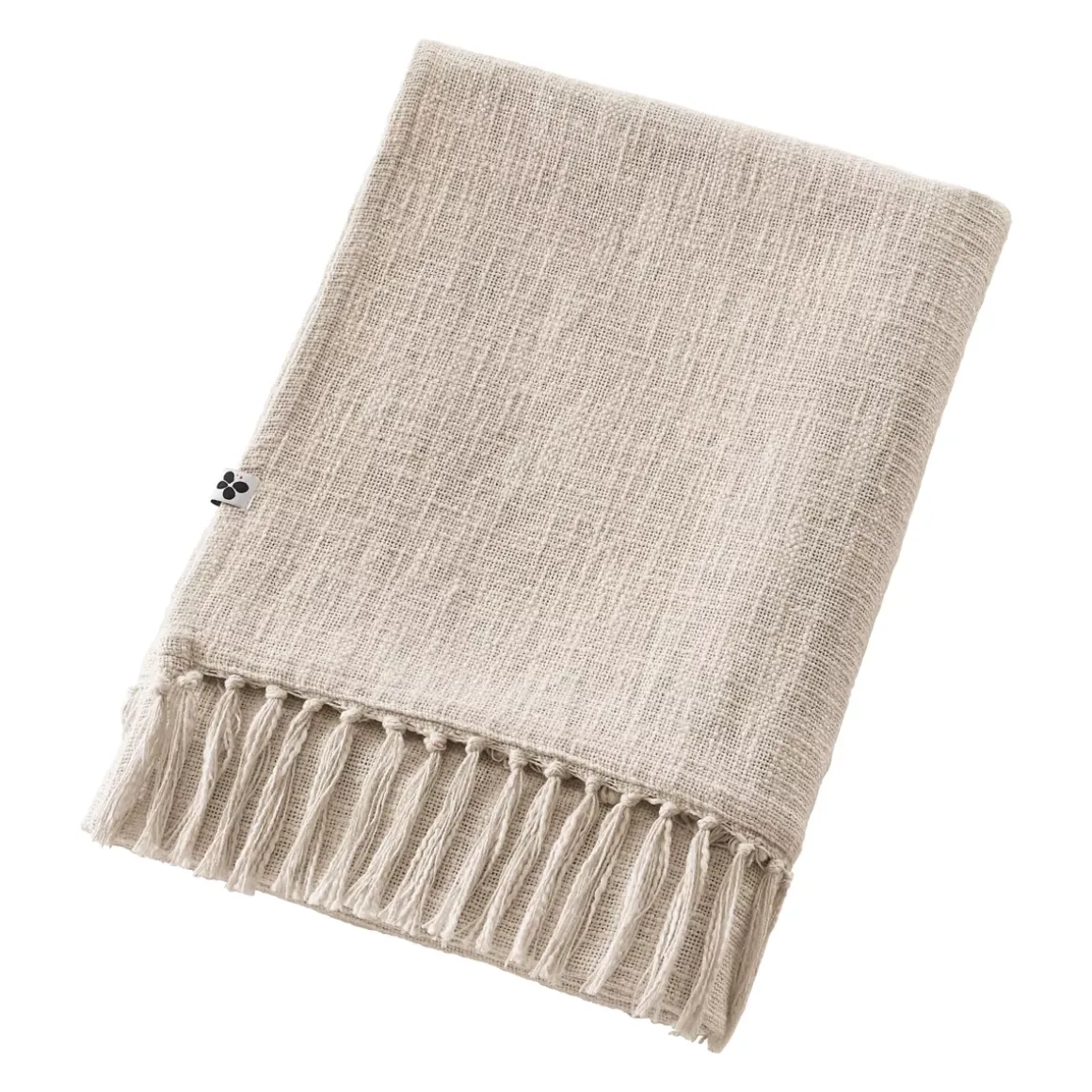 Plaid cotone (180 x 220 cm) Sixtine Beige