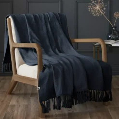 L'EFFET PAPILLON Plaid E Teli Copritutto-Plaid cotone (130 x 160 cm) Sixtine