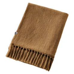 Plaid cotone (130 x 160 cm) Sixtine Camel
