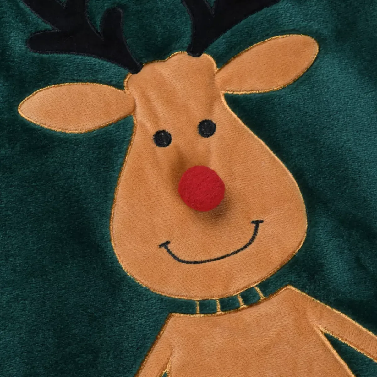 STOF Plaid E Cuscini Di Natale-Plaid di Natale (125 x 150 cm) Edgard renna