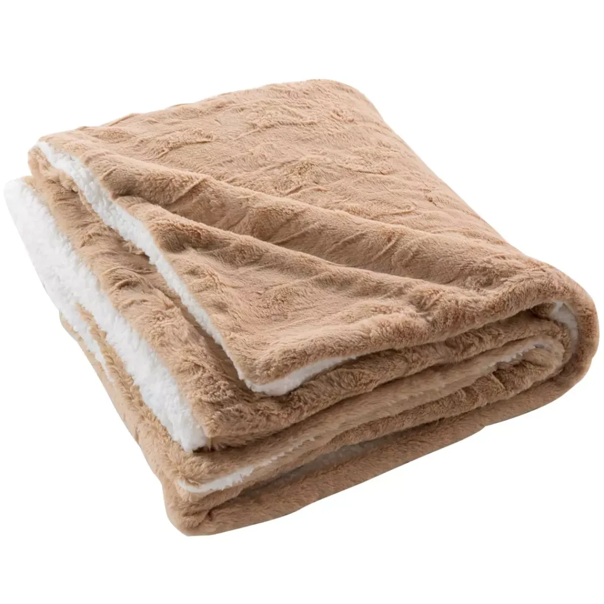 douceur d'intu017drieur Plaid E Teli Copritutto-Plaid ecopelliccia (150 cm) Foxy
