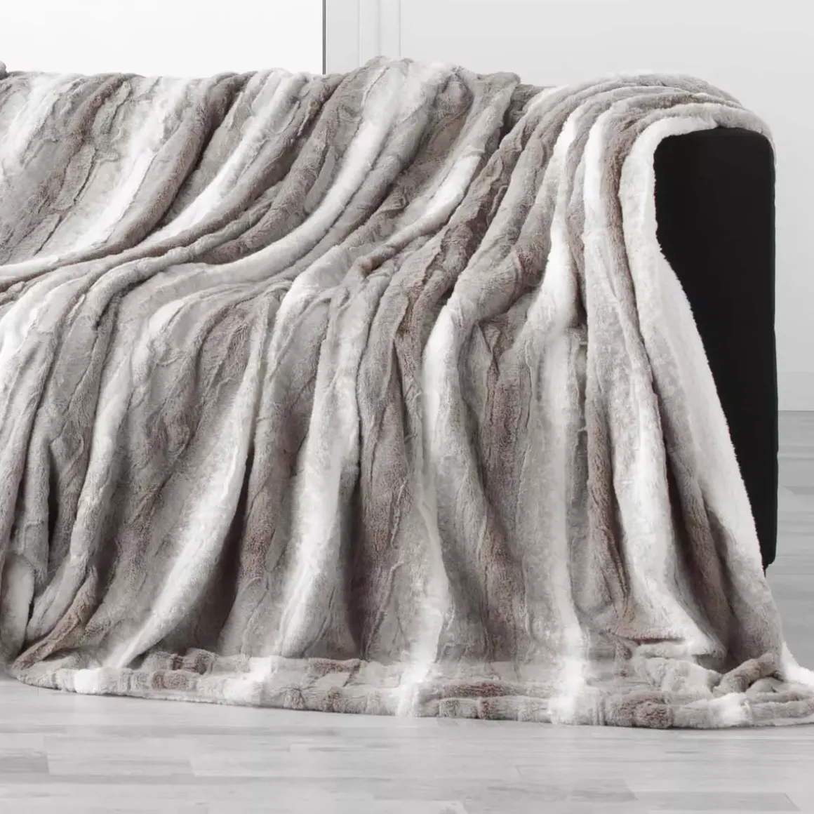 Plaid ecopelliccia (220 cm) Sven Beige
