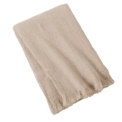 EMINZA Plaid E Teli Copritutto-Plaid in cotone a nido d'ape (180 x 220 cm) Eva