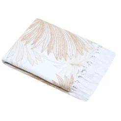 Plaid in cotone (125 x 150 cm) Mekong Beige