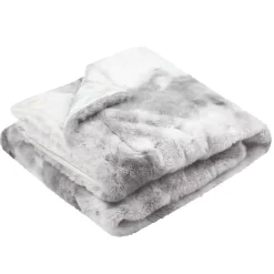 STOF Plaid E Teli Copritutto-Plaid in finta pelliccia (125 x 150 cm) Harald