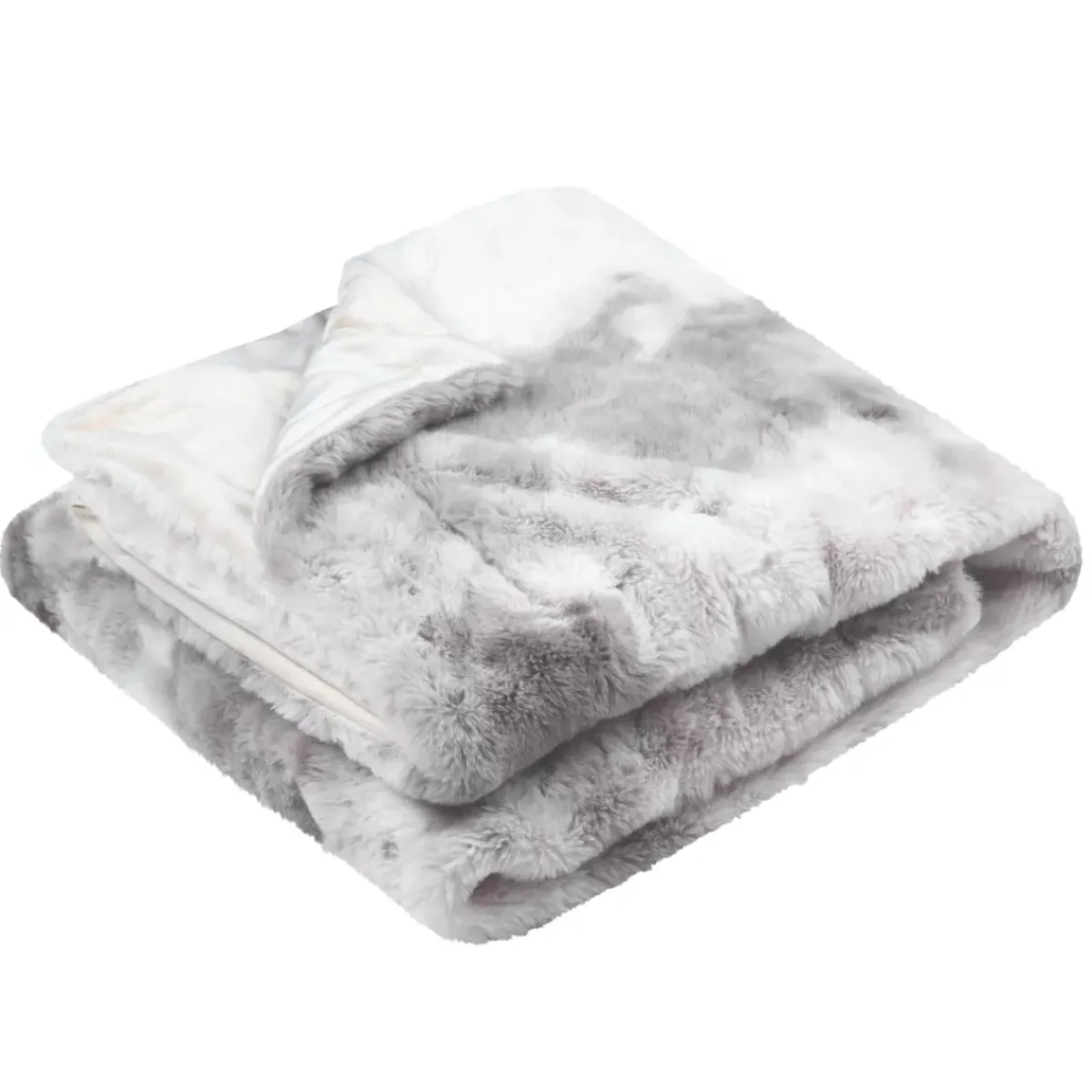 STOF Plaid E Teli Copritutto-Plaid in finta pelliccia (125 x 150 cm) Harald