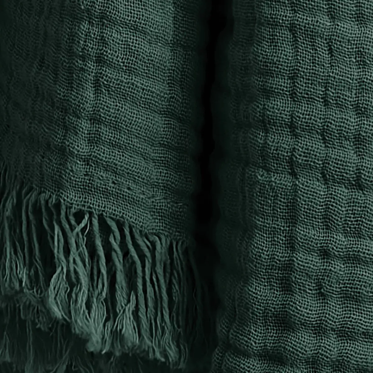 EMINZA Plaid E Teli Copritutto-Plaid in garza di cotone (130 x 160 cm) Gaïa