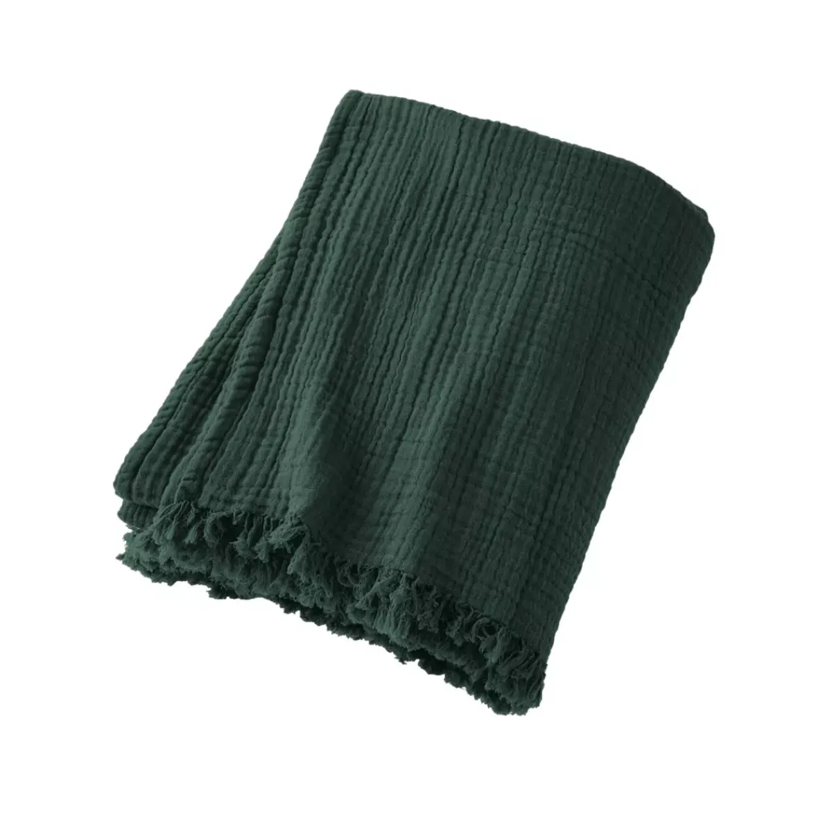 EMINZA Plaid E Teli Copritutto-Plaid in garza di cotone (130 x 160 cm) Gaïa