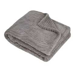 Plaid in pile (160 cm) Columbia Beige