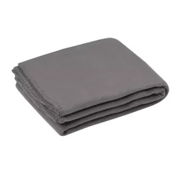 Plaid in pile (125 x 150 cm) Carlton Grigio antracite