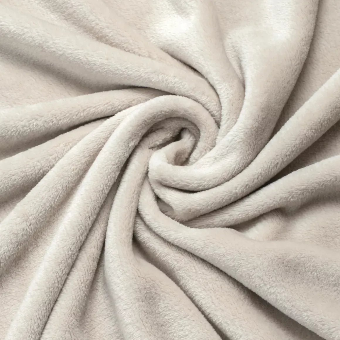 Plaid morbido flanella (125 x 150 cm) Didou Beige greige