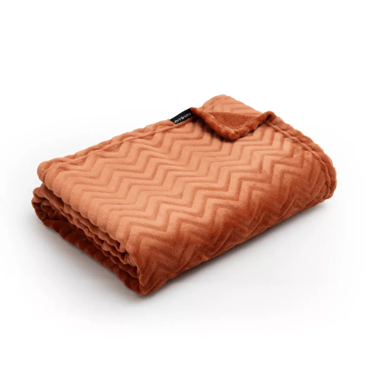 EMINZA Plaid E Teli Copritutto-Plaid morbido flanella (125 x 150 cm) Zag