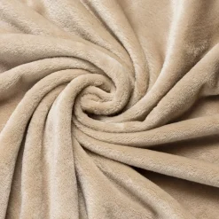 EMINZA Plaid E Teli Copritutto-Plaid morbido in flanella (125 x 150 cm) Didou glacé